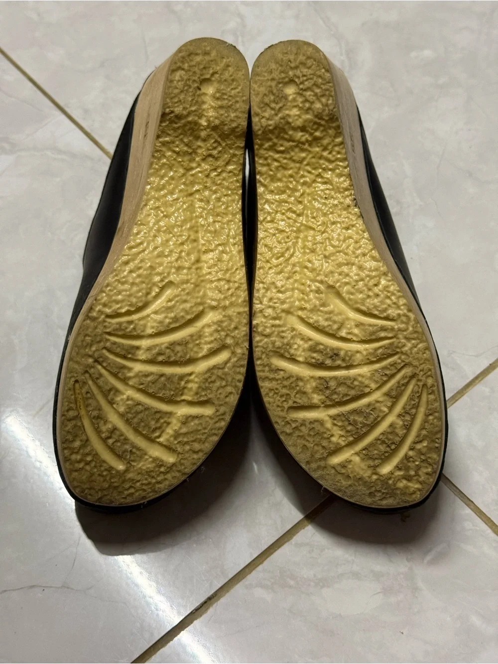No.6 New School Clog on Wedge in Black